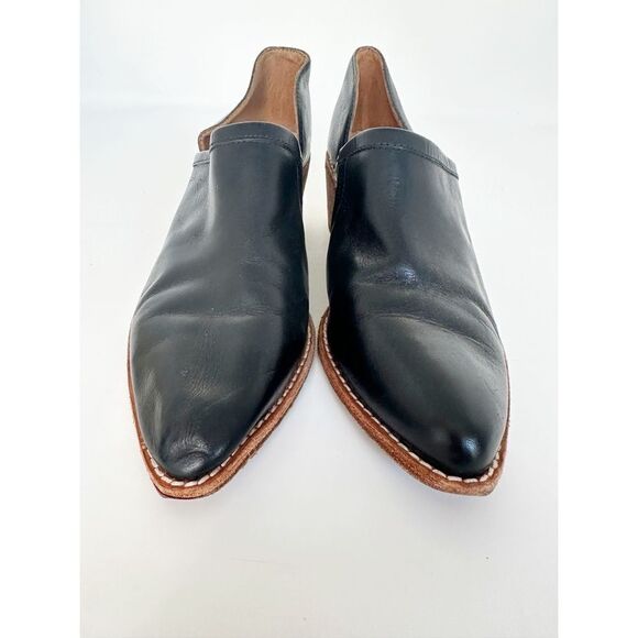 Madewell Brady Ankle Bootie Black Leather Lowcut Size 7.5 - Picture 4 of 10